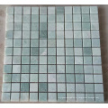 Mosaico de mármore de mosaico de pedra verde para parede e chão (HSM223)